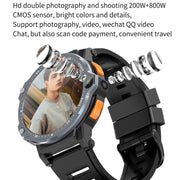 ZGP PG999 1.54 inch HD Round Screen 4G Smart Watch Android 8.1, Specification:2GB+16GB(Silver)