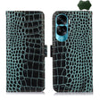 For Honor 90 Lite 5G / X50i Crocodile Top Layer Cowhide Leather Phone Case(Green) - free shipping - PMC TechLife - Order now!