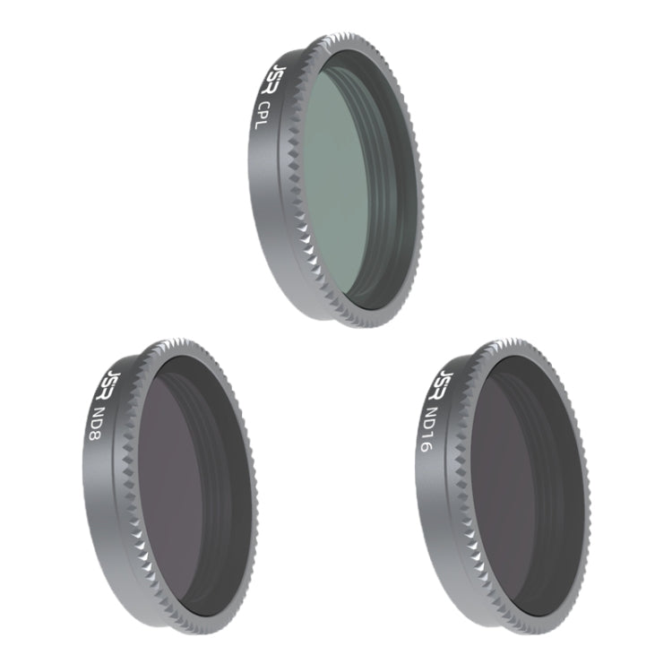 For Insta360 GO 2 / GO 3 JSR LS Series Camera Lens Filter, Filter:3 in 1 CPL ND8 ND16