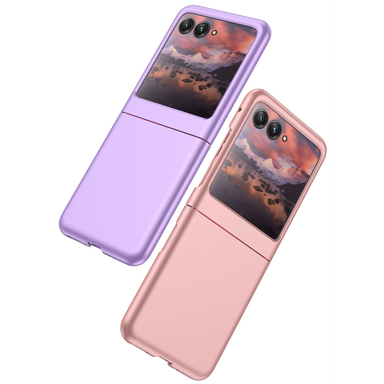 For Motorola Razr 40 Ultra GKK Ultra-thin Full Coverage Phone Case(Purple)
