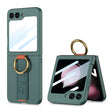 For Samsung Galaxy Z Flip5 GKK Integrated Ultrathin Shockproof Phone Case with Ring Wrist Strap(Green) - Galaxy Z Flip5 Cases by GKK | Online Shopping South Africa | PMC TechLife