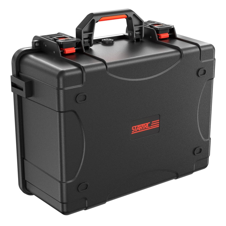 For DJI Air 3 / RC2 / N2 STARTRC Water-resistant PP Drone Kit Suitcase Storage Box(Black)
