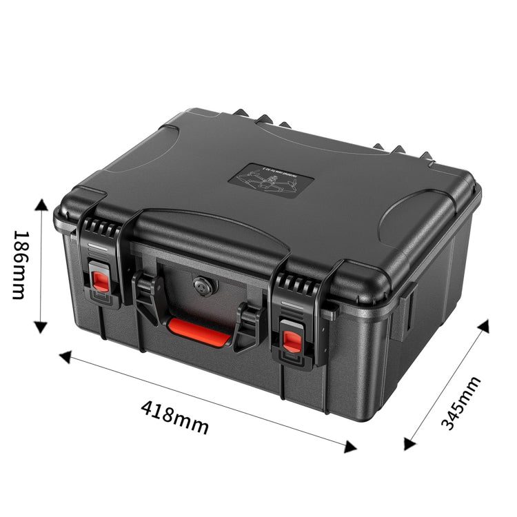 For DJI Air 3 / RC2 / N2 STARTRC Water-resistant PP Drone Kit Suitcase Storage Box(Black)