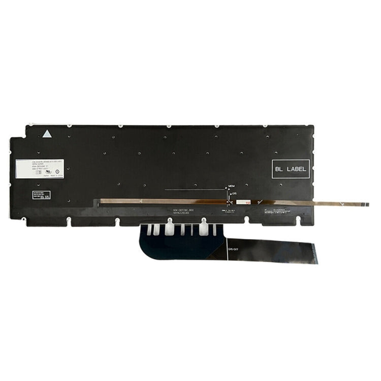 For Dell Latitude 7400 3400 5400 7410 5401 Spanish Version Backlight Laptop Keyboard(Black)