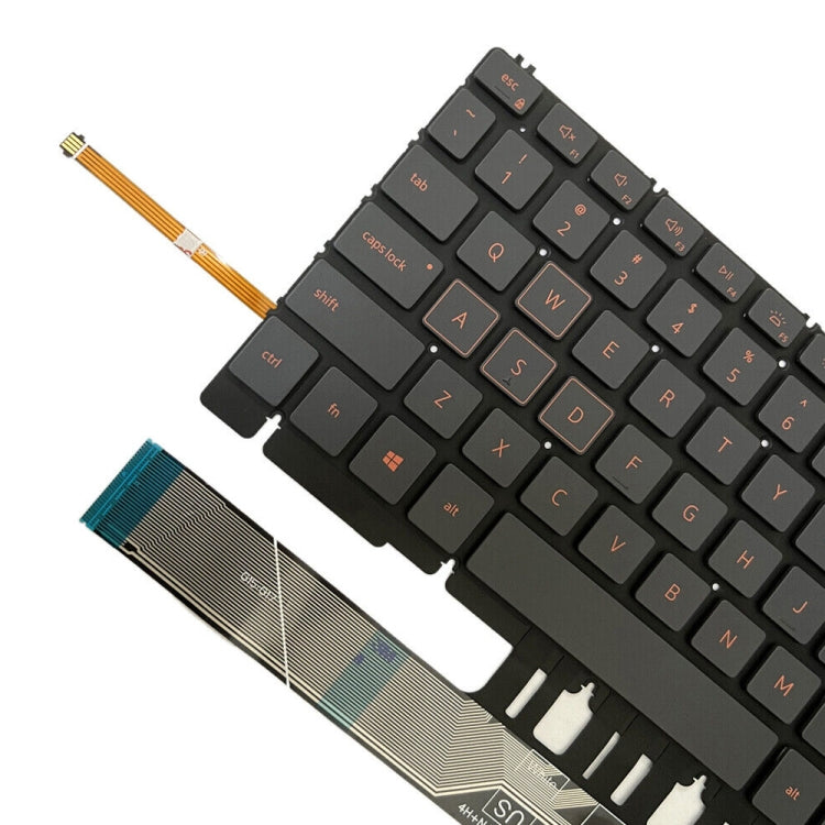 For Dell Latitude 7400 3400 5400 7410 5401 Spanish Version Backlight Laptop Keyboard(Black)