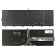 Backlight Laptop Keyboard For Dell 15-9550 / 15-3000 / 15-5542(Red Word) - Dell Spare Parts by PMC TechLife | Online Shopping South Africa | PMC TechLife | Buy Now Pay Later Mobicred