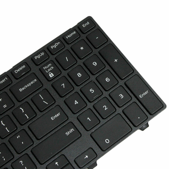 Backlight Laptop Keyboard For Dell 15-9550 / 15-3000 / 15-5542(White Word)