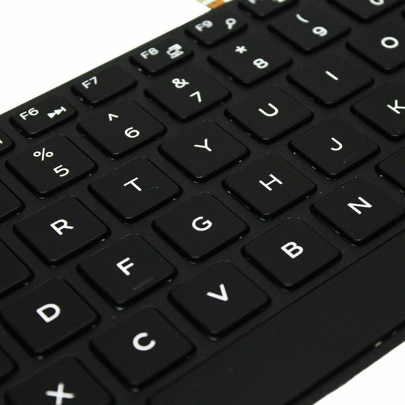 Backlight Laptop Keyboard For Dell 15-9550 / 15-3000 / 15-5542(White Word)