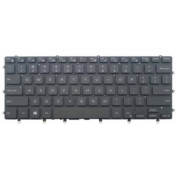 For Dell 5510 M5510 15-7558 7568 XPS 15-9550 US Version Laptop Keyboard(Black)