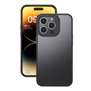 For iPhone 15 Pro Max Shield Frosted Skin Feel Phone Case(Black)