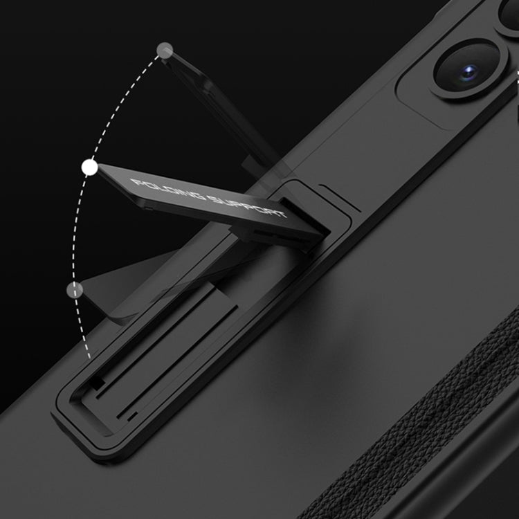 For Samsung Galaxy Z Fold5 GKK Integrated Magnetic Full Coverage Folding Phone Case(Silver)