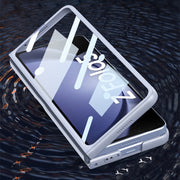 For Samsung Galaxy Z Fold5 GKK Integrated Ultra-thin Sliding Camshield Flip Phone Case(Silver)