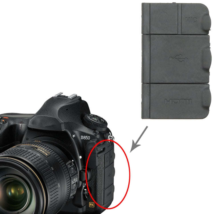 For Nikon D850 OEM USB Cover Cap
