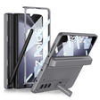 For Samsung Galaxy Z Fold5 GKK Integrated Magnetic Full Coverage Phone Flip Case with Pen Box(Grey) - free shipping - PMC TechLife - Order now!