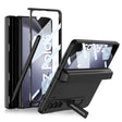 For Samsung Galaxy Z Fold5 GKK Magnetic Flip Plain Leather Phone Case with Pen Box(Carbon Fiber) - free shipping - PMC TechLife - Order now!