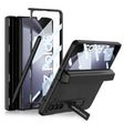 For Samsung Galaxy Z Fold5 GKK Magnetic Flip Plain Leather Phone Case with Pen Box(Black) - free shipping - PMC TechLife - Order now!