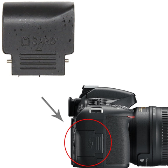 For Nikon D5100 SD Card Slot Compartment Cover