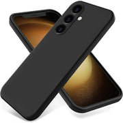 For Samsung Galaxy A05s Solid Color Liquid Silicone Dropproof Full Coverage Phone Case(Black)