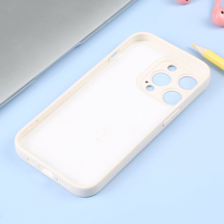 For iPhone 15 Pro Liquid Silicone Magsafe Phone Case(White)