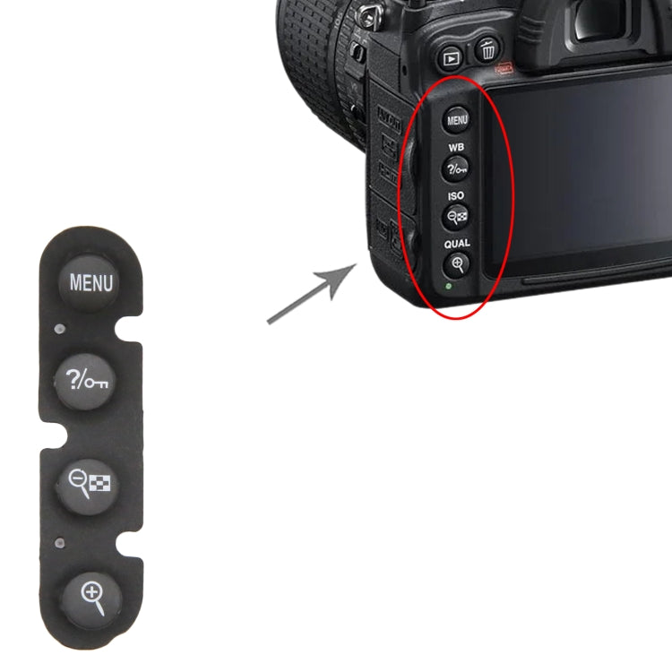 For Nikon D300 Menu Button Cap