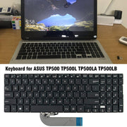For ASUS TP500 TP500L TP500LA/LB TP500LN US Version Laptop Keyboard(Black)
