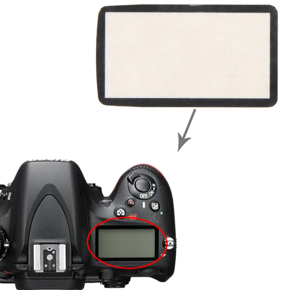For Nikon D600 Top Cover Shoulder LCD Outer Lens