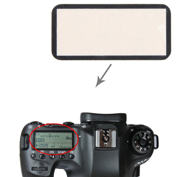 For Canon EOS 6D Top Cover Shoulder LCD Outer Lens