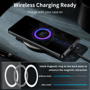 For Samsung Galaxy S24 5G MagSafe Magnetic Frosted Metal Phone Case(Black)