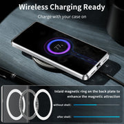 For Samsung Galaxy S24+ 5G MagSafe Magnetic Frosted Metal Phone Case(Silver)