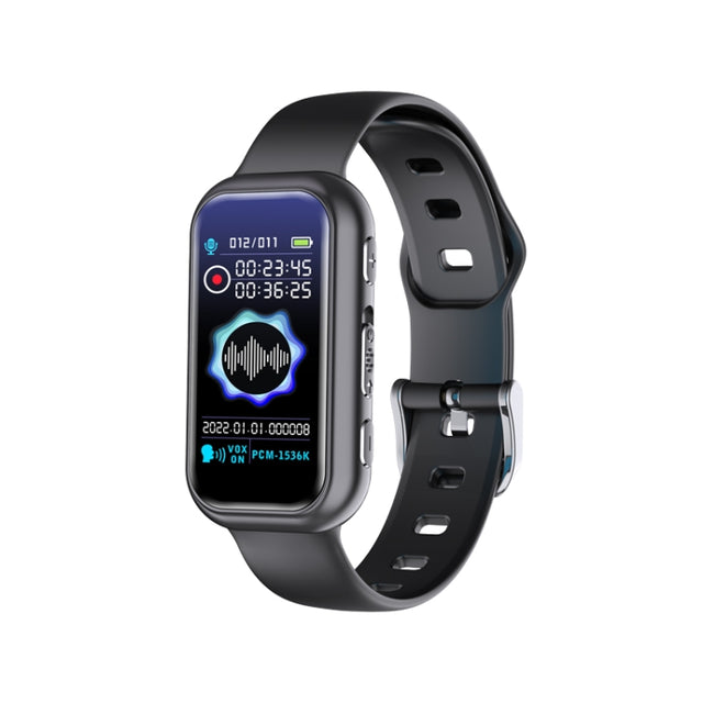JNN S16 Smart HD Noise Reduction Bluetooth MP3 Voice Control Recording Bracelet, Memory:64GB