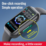 JNN S16 Smart HD Noise Reduction Bluetooth MP3 Voice Control Recording Bracelet, Memory:4GB