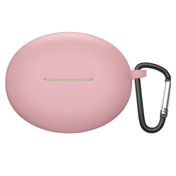 For Xiaomi Redmi Buds 4 Active Shockproof Silicone Earphone Protective Case with Hook(Pink)
