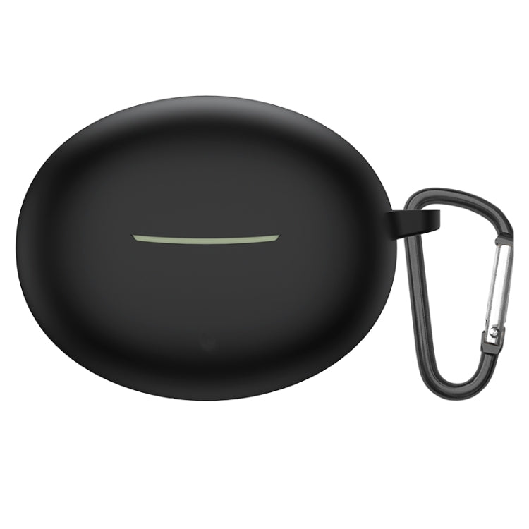 For Xiaomi Redmi Buds 4 Active Shockproof Silicone Earphone Protective Case with Hook(Black)