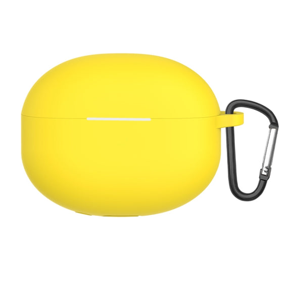 For Xiaomi Redmi Buds 4 Active Shockproof Silicone Earphone Protective Case with Hook(Yellow)