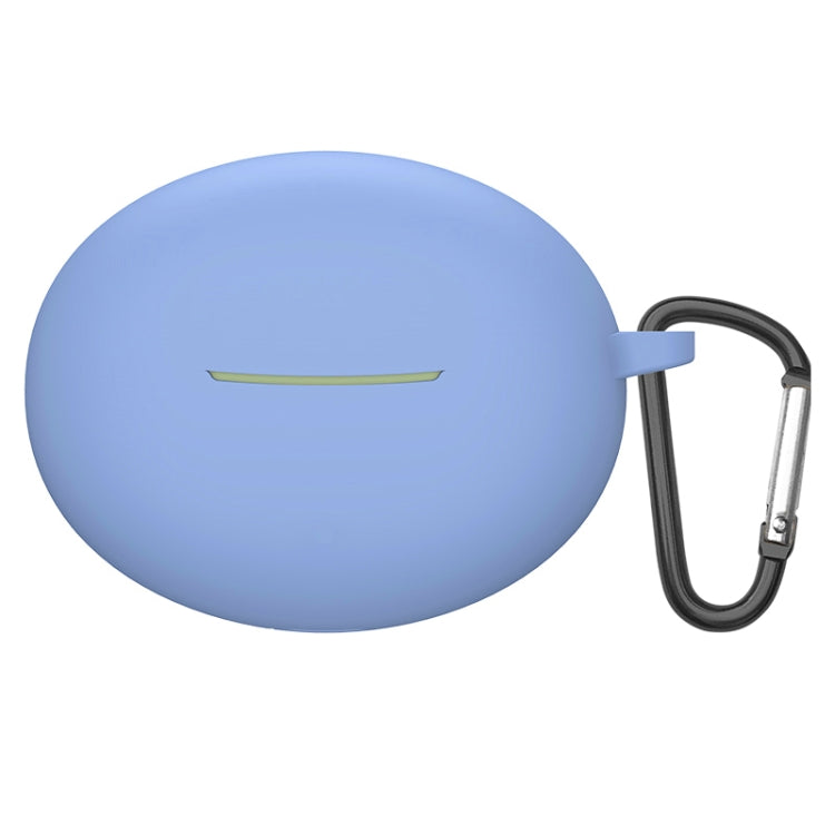 For Xiaomi Redmi Buds 4 Active Shockproof Silicone Earphone Protective Case with Hook(Sky Blue)