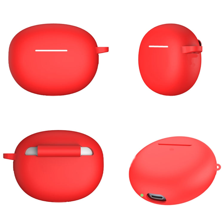 For Xiaomi Redmi Buds 4 Active Shockproof Silicone Earphone Protective Case with Hook(White)