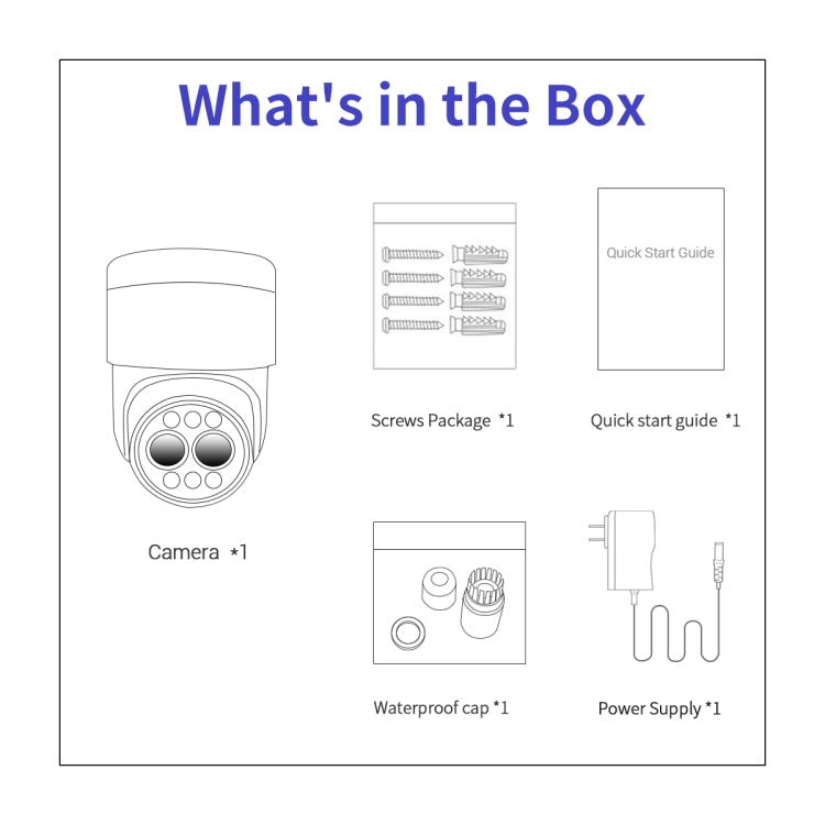 ESCAM G03 2x4MP Dual Lens Zoom 8X Dual Light Source WiFi Camera Support Two-way Voice & Motion Detection(AU Plug)