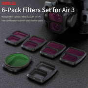 For DJI Air 3 STARTRC Drone Lens Filter, Lens:6 in 1 ND8/16/32/64 UV CPL