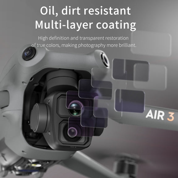 For DJI Air 3 STARTRC Drone Lens Filter, Lens:6 in 1 ND8/16/32/64 UV CPL