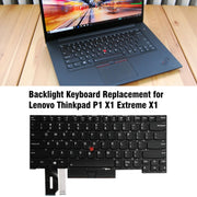 For Lenovo ThinkPad P1 X1 Extreme X1 English Enter Key Backlight Laptop Keyboard