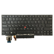 For Lenovo ThinkPad X1 Yoga 5th Gen 20UB US Version Backlight Laptop Keyboard with Touchpad Button(Dark Grey)
