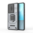 For Xiaomi Redmi Note 13 Pro 5G Sliding Camshield TPU + PC Shockproof Phone Case with Holder(Grey) - free shipping - PMC TechLife - Order now!