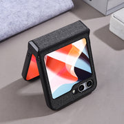 For Samsung Galaxy Z Flip5 MagSafe Magnetic Back Screen Integrated Phone Case(Grey)