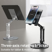 R-JUST HZ40 Mechanical Lift Tablet Desktop Stand(Silver)