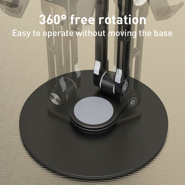 R-JUST HZ40 Mechanical Lift Tablet Desktop Stand(Silver)