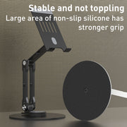 R-JUST HZ40 Mechanical Lift Tablet Desktop Stand(Silver)