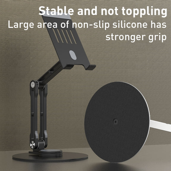 R-JUST HZ40 Mechanical Lift Tablet Desktop Stand(Silver)
