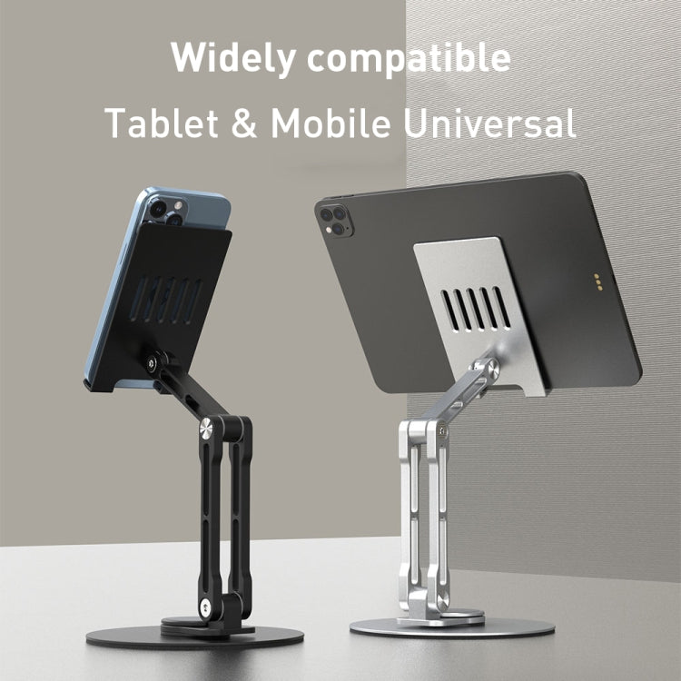 R-JUST HZ40 Mechanical Lift Tablet Desktop Stand(Silver)