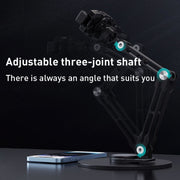 R-JUST HZ43 Cooling Rotating Live Phone Holder(Black)