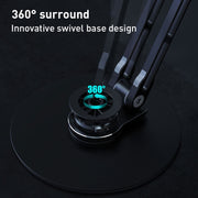 R-JUST HZ43 Cooling Rotating Live Phone Holder(Black)